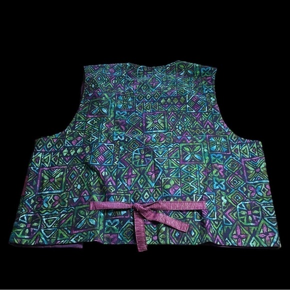 Donna McMillan Cozy Clothes handcrafted vest, medium size - Picture 6 of 9